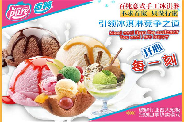 百纯冰淇淋加盟