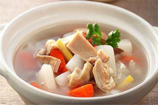 杭州美颜素猪肚鸡汤饭
