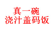 真一碗浇汁盖码饭