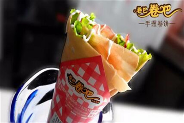 卷巴卷吧手握卷饼