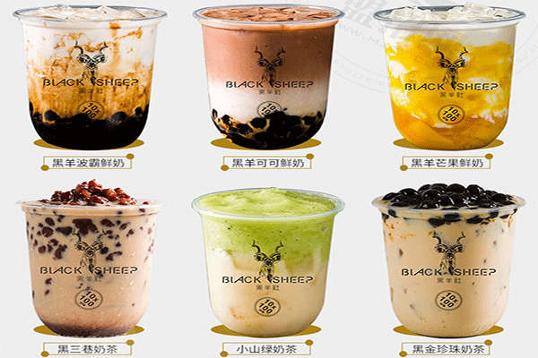 黑羊社奶茶加盟