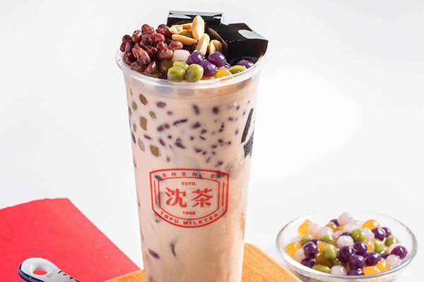 沈茶豆腐鮮奶茶