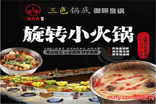 三味真火旋转小火锅
