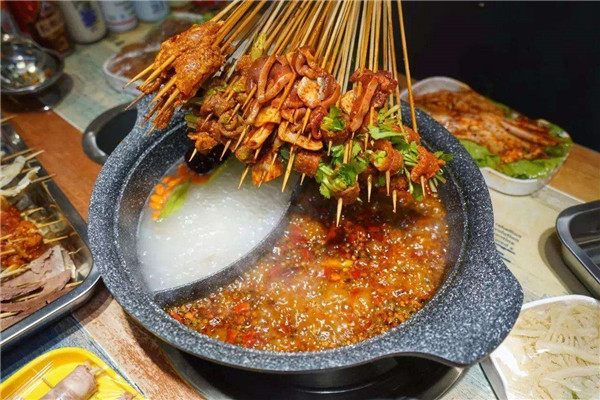 签佰度小郡肝火锅串串怎么样