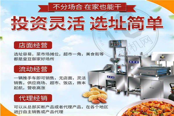 皇豆御家花生豆腐机一年利润是多少