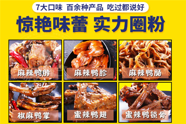 小凡鸭鸭货加盟