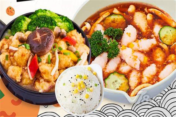 虾忙虾滑饭