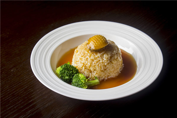养生鼎鲍汁捞饭