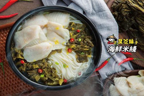 大连灵芝妹子米线加盟费