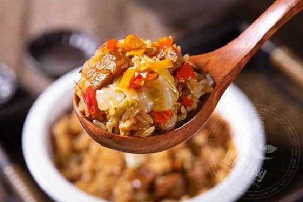 巴一碗豆花拌饭