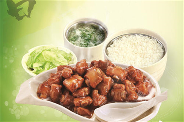 美颐美鲍汁排骨饭加盟电话