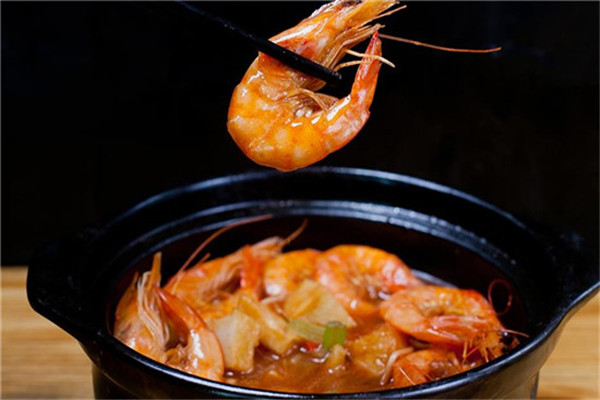 美腩子烧汁虾米饭