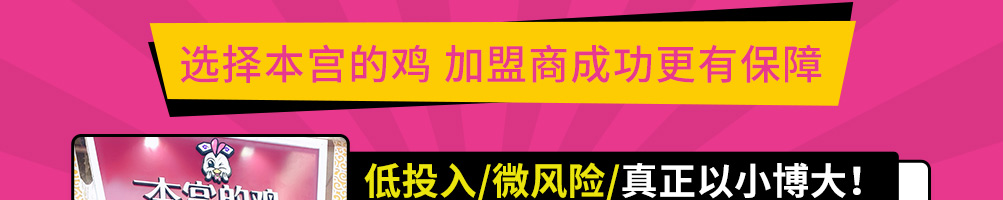 本宫的鸡鸡排加盟