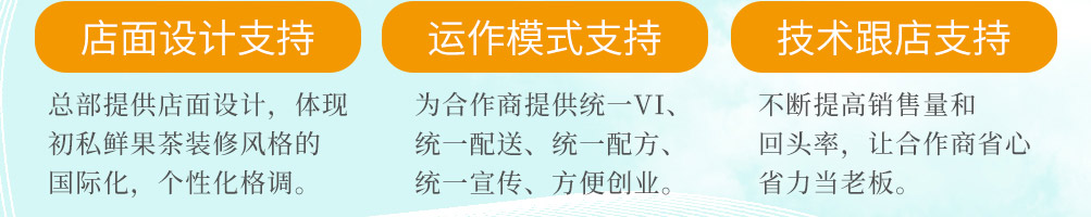 初私鲜果茶加盟