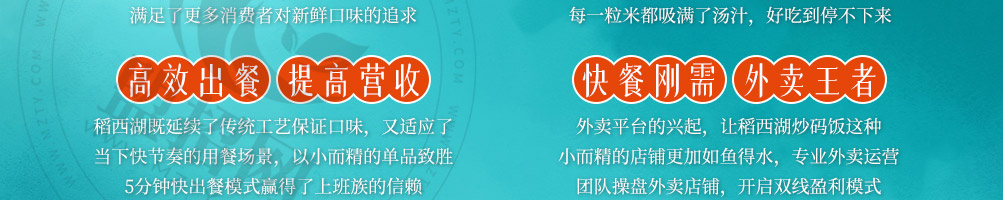 稻西湖炒码饭加盟
