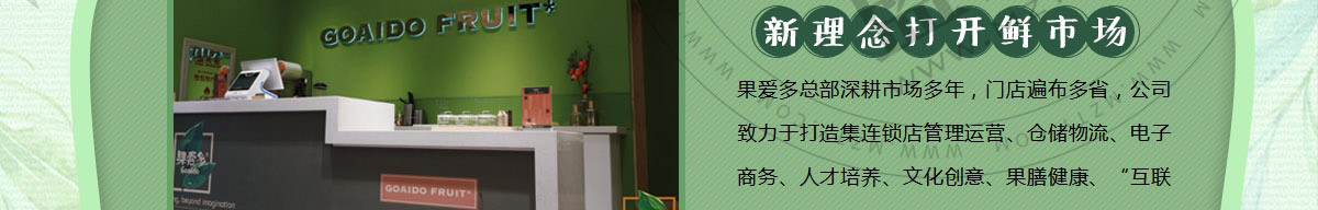 果爱多水果艺术馆加盟
