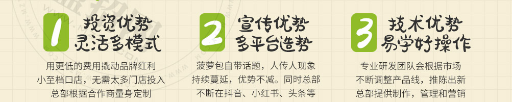 花阪亭冰淇淋菠萝包加盟