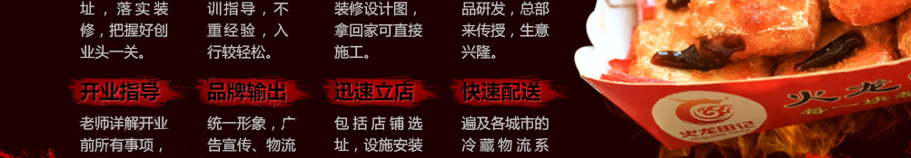 火龙田记臭豆腐加盟