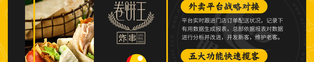 卷饼王炸串加盟