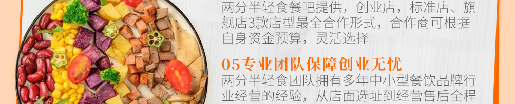 两分半轻食餐厅加盟