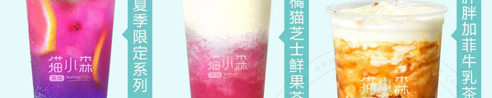 猫小森茶饮加盟