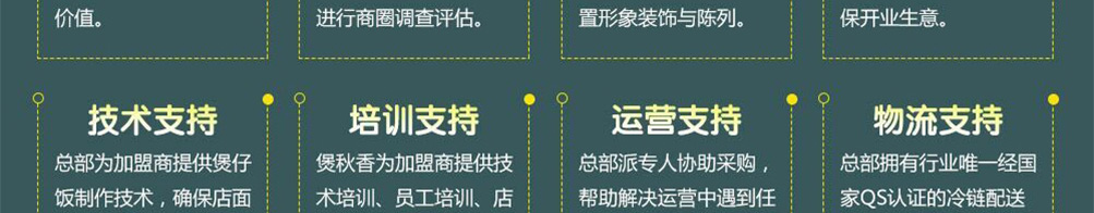 煲秋香煲仔饭加盟