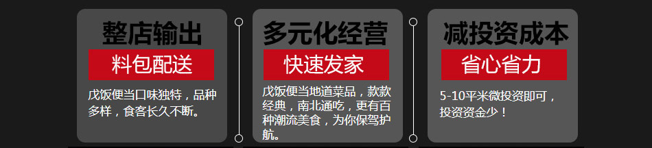 戊饭便当加盟