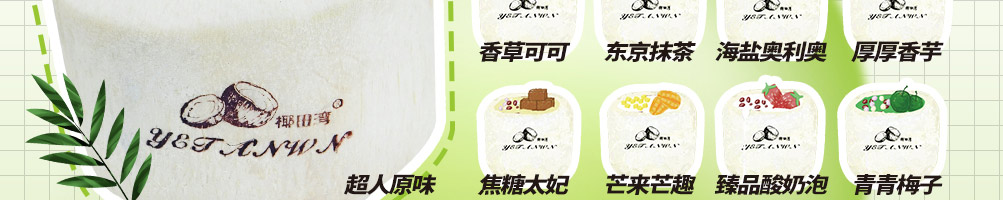 椰田湾椰子冻奶茶加盟