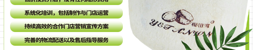 椰田湾椰子冻奶茶加盟