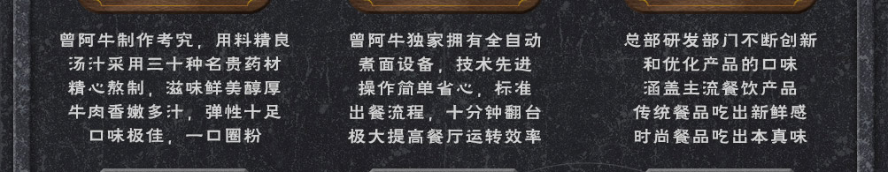 曾阿牛私房牛肉面加盟