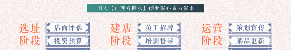 正莲方糖水加盟